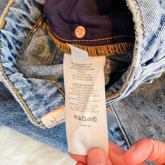 We the Free Jeans Women Size 26 Dakota Straight - Picture 5 of 5